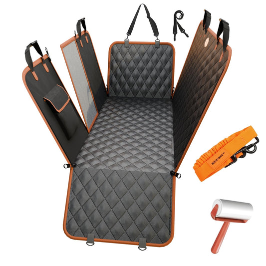 5-in-1 Dog Car Seat Cover – Waterproof Protection for Mess-Free Rides