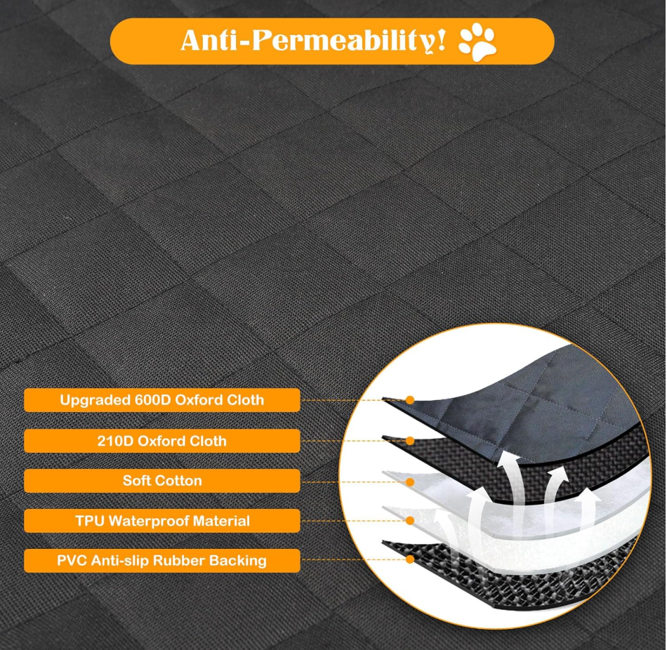 Waterproof Dog Seat Cover for Trucks & SUVs – Non-Slip & Easy Install